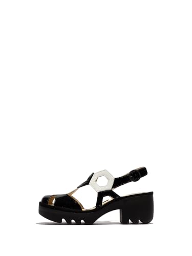 Fly London Damen TRUL582FLY Sandal, Black/White, 40 EU Fly London Damen TRUL582FLY Sandal, Black/White, 40 EU von FLY London