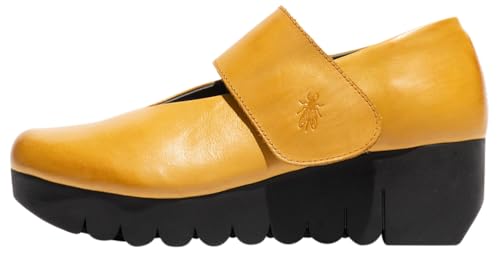 Fly London Damen Vari188fly Wedges, Mustard, 36 EU von FLY London