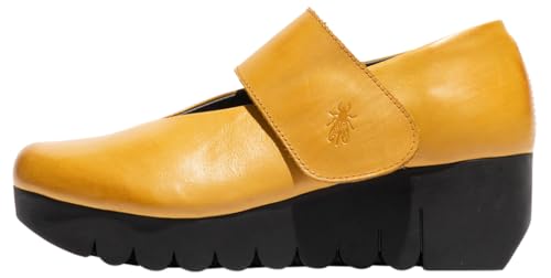 Fly London Damen Vari188fly Wedges, Mustard, 39 EU von FLY London