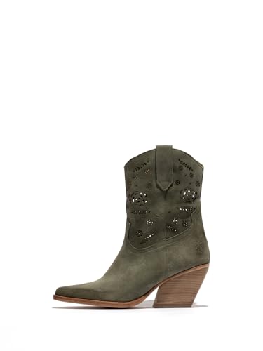 Fly London Damen WALU289FLY Western Boot, SMOG, 40 EU Fly London Damen WALU289FLY Western Boot, SMOG, 40 EU von FLY London