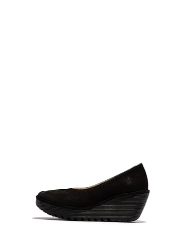 Fly London Damen YEIF566FLY Wedges, Black, 42 EU von FLY London