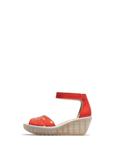 Fly London Damen YELU545FLY Sandal, Scarlet, 36 EU von FLY London