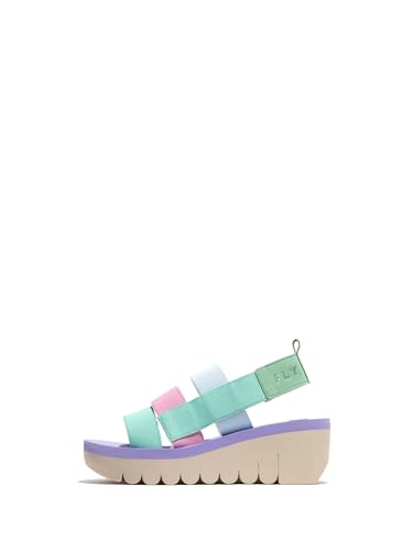 Fly London Damen YERE847FLY Sandal, Spearmint/Multicolor/Spearmint, 37 EU Fly London Damen YERE847FLY Sandal, Spearmint/Multicolor/Spearmint, 37 EU von FLY London
