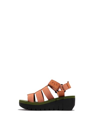 Fly London Damen YOJI198FLY Sandal, Tea Rose/Tea Rose/Army Green, 39 EU Fly London Damen YOJI198FLY Sandal, Tea Rose/Tea Rose/Army Green, 39 EU von FLY London