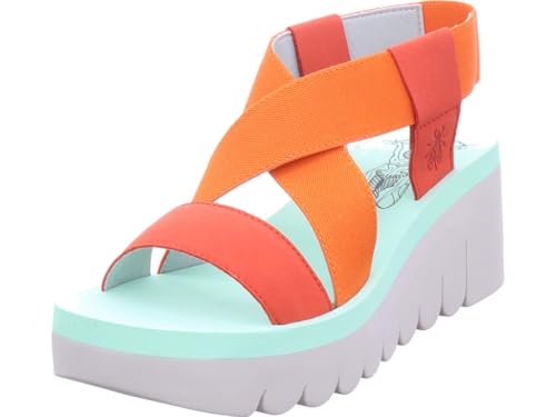 Fly London Damen Yabi922fly Sandale, Devil Red Orange Spearmint, 40 EU von FLY London