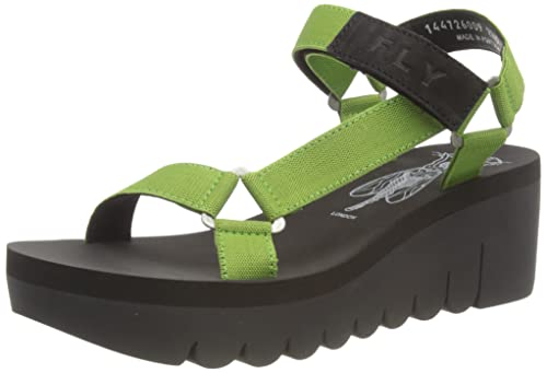 Fly London Damen Yefa726fly Sandale, Schwarze Avocado Schwarz, 36 EU von FLY London