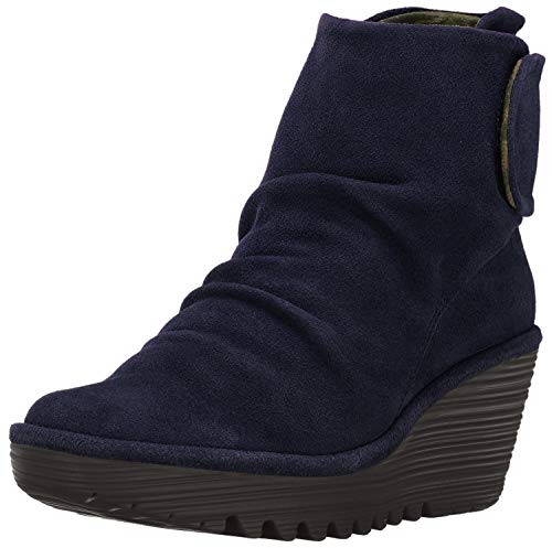 Fly London Damen Yegi689fly Kurzschaft Stiefel, Blau (Ocean 002), 37 von FLY London