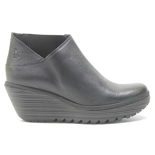 Fly London Damen Yego400 Chelsea-Stiefel, Schwarz, 40 EU von FLY London