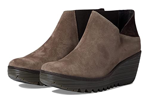 Fly London Damen Yego400 Chelsea-Stiefel, Taupe Expresso, 41 EU von FLY London