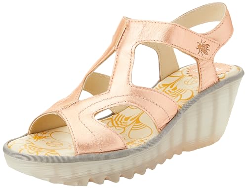 Fly London Damen Yotu472fly Sandale, Blush Gold, 36 EU von FLY London