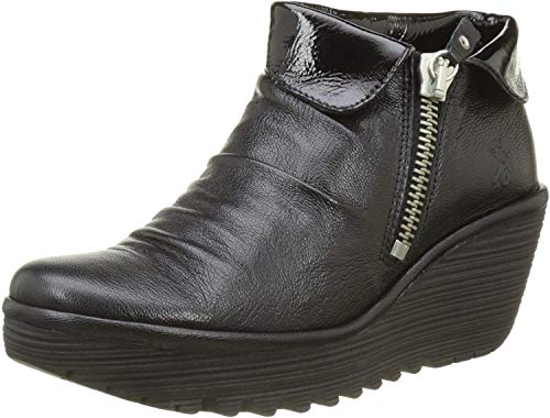 Fly London Damen Yoxi755fly Stiefel, Schwarz (Black) von FLY London