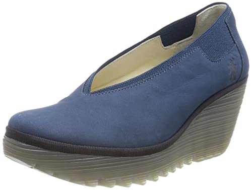 Fly London Damen Yoza438fly Pumps, Blau, 35 EU von FLY London