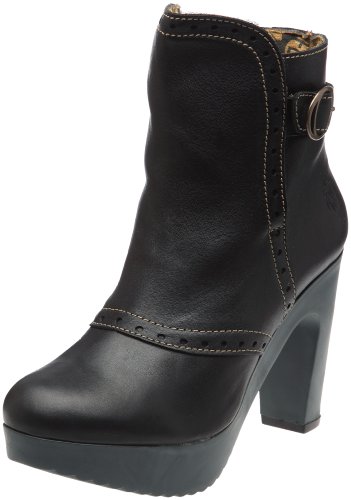 Fly London Jex P142316004, Damen Stiefel, Schwarz (Noir (Black)), 38 EU von FLY London