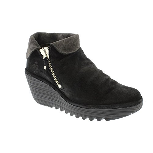 Fly London YOXI755FLY, Damenstiefel, Schwarz, 42 EU, Schwarz, 42 EU von FLY London