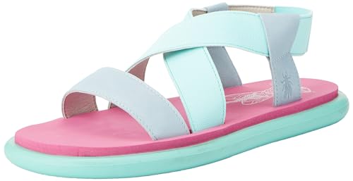 Fly London Damen Oake067fly Sandale Wohnungen, Sky Blue Mint, 43 EU von FLY London