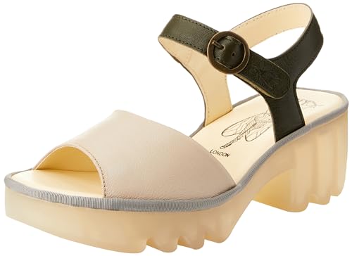 Fly London Damen Tull503fly Sandale Taupe Khaki 41 EU von FLY London