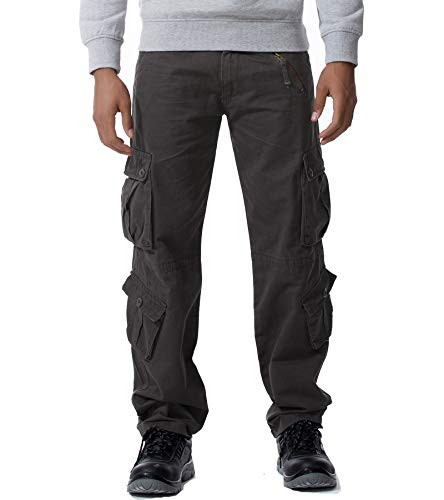 FLYF Cargohose Camouflage Herren Lang Arbeitshose Armee Rangerhose Freizeit Sporthose von FLYF