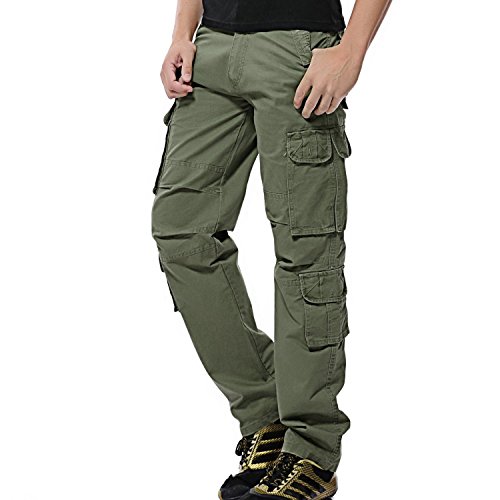 FLYF Cargohose Camouflage Herren Lang Arbeitshose Armee Rangerhose Freizeit Sporthose von FLYF