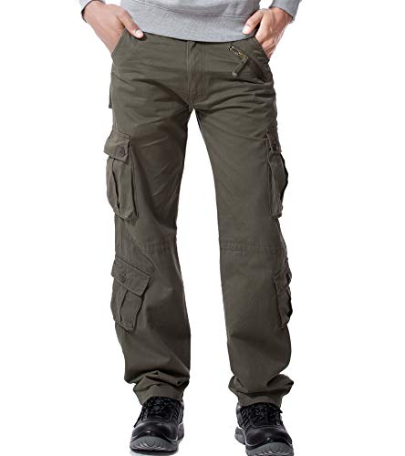 FLYF Cargohose Camouflage Herren Lang Arbeitshose Armee Rangerhose Freizeit Sporthose von FLYF