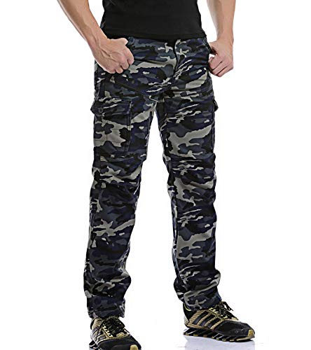 FLYF Herren hose blau tarnung#k1005 32w / 32l von FLYF
