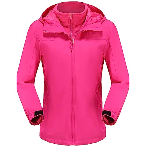 FLYGAGA Damen Outdoor Softshelljacke 3 in1 Jacken Wasserdicht Windjacke Skijacke Abnehmbare Gefüttert Fleecejacke Atmungsaktiv Funktionsjacke Sportjacke Leicht Wander Outdoorjacke Herbst Winter FLYGAGA Damen Outdoor Softshelljacke 3 in1 Jacken Wasserdicht Windjacke Skijacke Abnehmbare Gefüttert Fleecejacke Atmungsaktiv Funktionsjacke Sportjacke Leicht Wander Outdoorjacke Herbst Winter von FLYGAGA