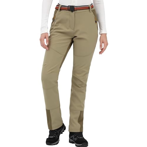 FLYGAGA Damen Outdoorhose Softshellhose Wanderhose Gefüttert Fleece Warm Wasserdicht Winddicht Softshell Schnelltrocknend Winterhose Trekkinghose Funktionshose Herbst Winter FLYGAGA Damen Outdoorhose Softshellhose Wanderhose Gefüttert Fleece Warm Wasserdicht Winddicht Softshell Schnelltrocknend Winterhose Trekkinghose Funktionshose Herbst Winter von FLYGAGA