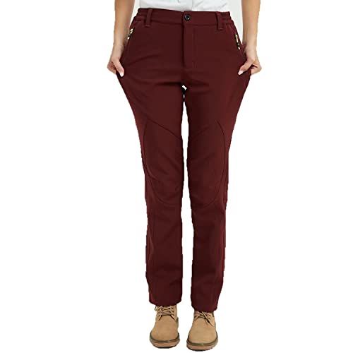 FLYGAGA Damen Outdoorhose Softshellhose Wanderhose Gefüttert Fleece Warm Wasserdicht Winddicht Thermohose Winterhose Skihose Snowboardhose Trekkinghose Funktionshose Herbst Winter FLYGAGA Damen Outdoorhose Softshellhose Wanderhose Gefüttert Fleece Warm Wasserdicht Winddicht Thermohose Winterhose Skihose Snowboardhose Trekkinghose Funktionshose Herbst Winter von FLYGAGA