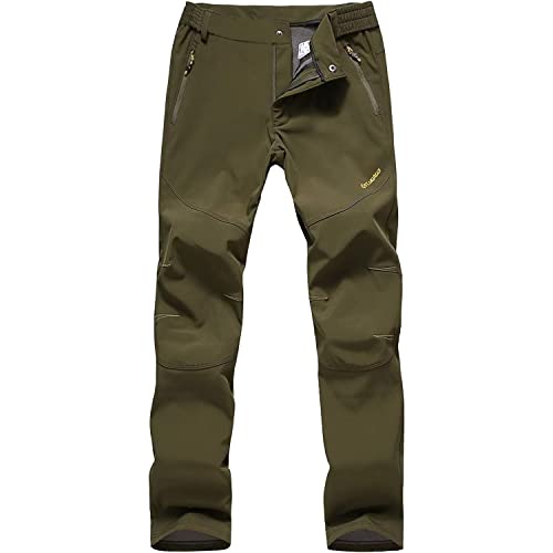 FLYGAGA Herren Outdoorhose Ski Hosen Softshellhose Wanderhose Gefüttert Fleece Warm Wasserdicht Winddicht Softshell Schnelltrocknend Winterhose Trekkinghose Funktionshose Herbst Winter FLYGAGA Herren Outdoorhose Ski Hosen Softshellhose Wanderhose Gefüttert Fleece Warm Wasserdicht Winddicht Softshell Schnelltrocknend Winterhose Trekkinghose Funktionshose Herbst Winter von FLYGAGA