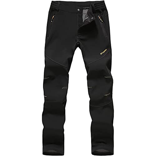 FLYGAGA Herren Outdoorhose Ski Hosen Softshellhose Wanderhose Gefüttert Fleece Warm Wasserdicht Winddicht Softshell Schnelltrocknend Winterhose Trekkinghose Funktionshose Herbst Winter FLYGAGA Herren Outdoorhose Ski Hosen Softshellhose Wanderhose Gefüttert Fleece Warm Wasserdicht Winddicht Softshell Schnelltrocknend Winterhose Trekkinghose Funktionshose Herbst Winter von FLYGAGA