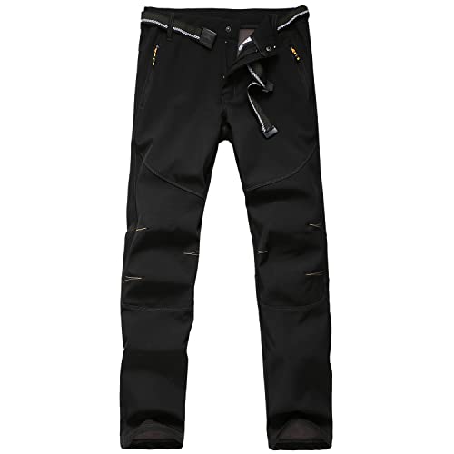 FLYGAGA Herren Wanderhose Softshellhose Warm Gefüttert Fleece Winterhose SkiHosen Snowboardhose Wasserdicht Winddicht Berghose Funktionshose Trekkinghose Outdoorhose Herbst Winter FLYGAGA Herren Wanderhose Softshellhose Warm Gefüttert Fleece Winterhose SkiHosen Snowboardhose Wasserdicht Winddicht Berghose Funktionshose Trekkinghose Outdoorhose Herbst Winter von FLYGAGA