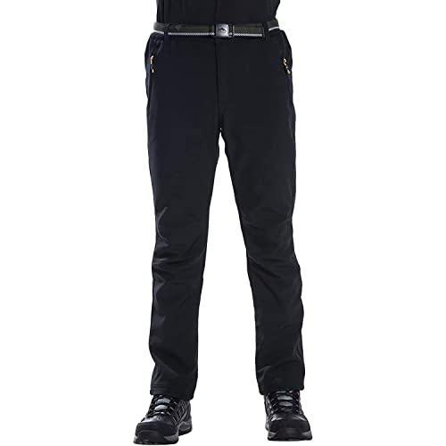 FLYGAGA Herren Wanderhose Softshellhose Warm Gefüttert Winterhose SkiHosen Snowboardhose Wasserdicht Winddicht Berghose Funktionshose Trekkinghose Outdoorhose Winter FLYGAGA Herren Wanderhose Softshellhose Warm Gefüttert Winterhose SkiHosen Snowboardhose Wasserdicht Winddicht Berghose Funktionshose Trekkinghose Outdoorhose Winter von FLYGAGA