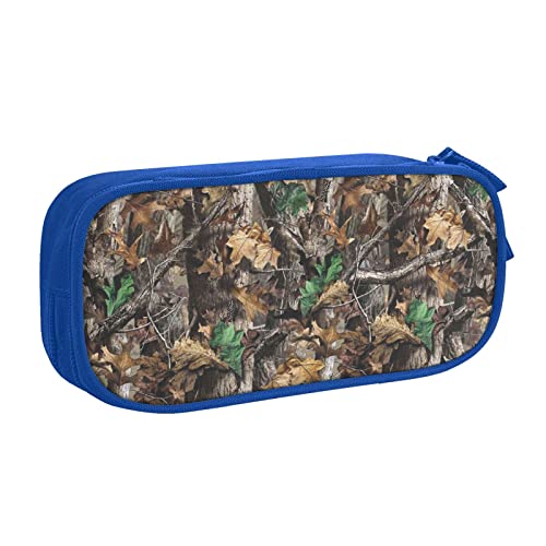 FLYIFE Cold Tree Camouflage Große Federtasche mit 2 Fächern Federmäppchen Federmäppchen Federmäppchen Beutel Organizer für Mädchen Jungen Student Schule Büro Uni -, blau, Einheitsgröße, Schulranzen von FLYIFE