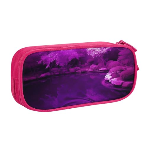FLYIFE Purple World Großes Federmäppchen mit 2 Fächern, Federmäppchen, Organizer für Mädchen, Jungen, Studenten, Schule, Büro, Uni, Schwarz, rose, Einheitsgröße, Schulranzen FLYIFE Purple World Großes Federmäppchen mit 2 Fächern, Federmäppchen, Organizer für Mädchen, Jungen, Studenten, Schule, Büro, Uni, Schwarz, rose, Einheitsgröße, Schulranzen von FLYIFE