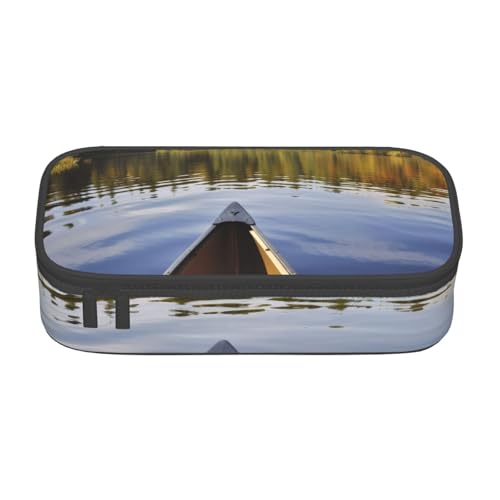 Federmäppchen mit Blumen- und Schmetterlings-Holzpaneel, bedruckt, großes Fassungsvermögen, Reißverschluss, Stiftebox, Schreibwaren-Organizer, Make-up-Tasche für Schule, Büro, Erwachsene, Teenager Federmäppchen mit Blumen- und Schmetterlings-Holzpaneel, bedruckt, großes Fassungsvermögen, Reißverschluss, Stiftebox, Schreibwaren-Organizer, Make-up-Tasche für Schule, Büro, Erwachsene, Teenager von FLYIFE