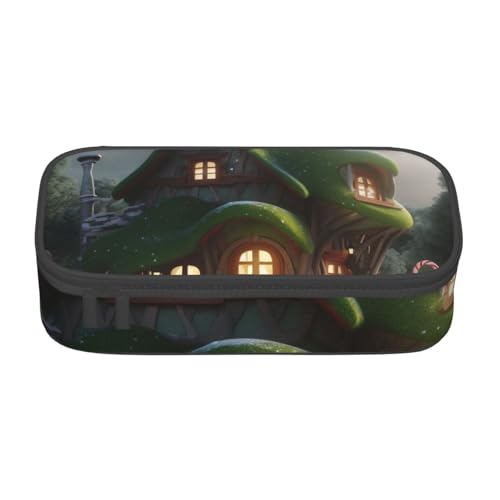 Federmäppchen mit Blumen- und Schmetterlings-Holzpaneel, bedruckt, großes Fassungsvermögen, Reißverschluss, Stiftebox, Schreibwaren-Organizer, Make-up-Tasche für Schule, Büro, Erwachsene, Teenager Federmäppchen mit Blumen- und Schmetterlings-Holzpaneel, bedruckt, großes Fassungsvermögen, Reißverschluss, Stiftebox, Schreibwaren-Organizer, Make-up-Tasche für Schule, Büro, Erwachsene, Teenager von FLYIFE