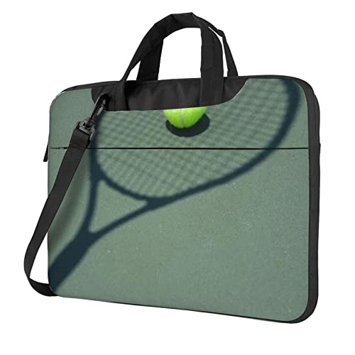 Laptop-Umhängetasche mit Paillettenmuster – Kuriertasche, Aktentasche, Computertasche, Tasche für Damen und Herren, Tennisschläger, 14 inch von FLYIFE
