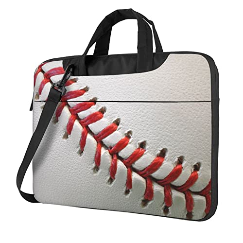 Laptop-Umhängetasche mit Sonnenblumen-Motiv, bedruckt, für Damen und Herren, Sport Ball Baseball, 14 inch von FLYIFE