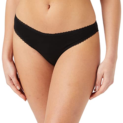 FM London (5er-Pack) Bikinihose für Damen | Nude, White & Black Bikinihose mit attraktivem Design | Bequemer Tanga-Bikini Geeignet als Bademode Damen von FM London