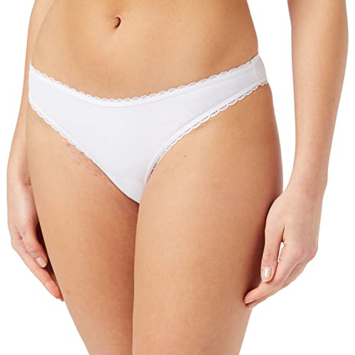 FM London (5er-Pack) Bikinihose für Damen | Nude, White & Black Bikinihose mit attraktivem Design | Bequemer Tanga-Bikini Geeignet als Bademode Damen von FM London