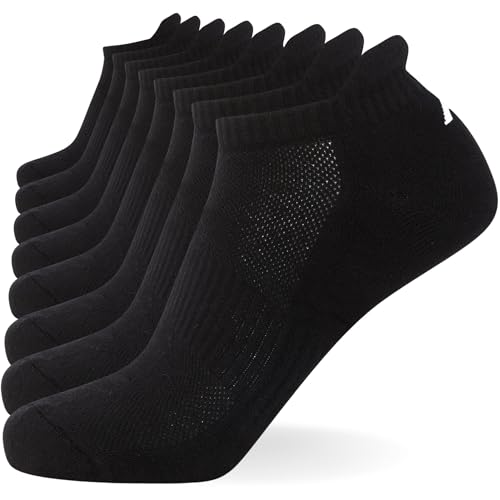 FM London 8er-Pack gepolsterte Unisex-Sneakersocken von FM London