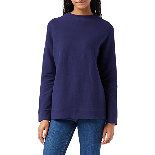 FM London Casual Sweatshirt Damen | Comfort Fit Pullover für Damen UK | Superweiche Damenpullover in Schwarz, Navy & Grau | Loose Fit Pullover für Damen | Damen-Sweatshirt (36 DE=10 UK) von FM London