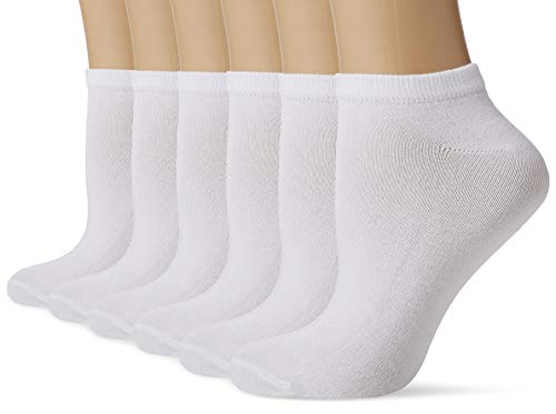 FM London (6er-Pack) Bambus-Turnschuhsocken für Damen | Superweiche Bambussocken mit isolierenden Eigenschaften, die Ihre Füße kühl halten Gemusterte und schlichte Damen-Söckchen, geeignet sind von FM London