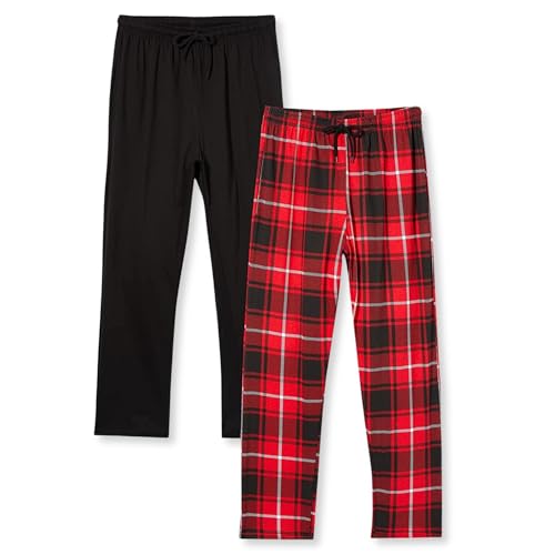 FM London 2er-Pack Pyjama für Herren - Leichte Herren-Pyjamahose, Loungewear und Nachtwäsche von FM London