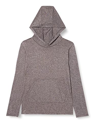 FM London Herren Hooded T-Shirt Sport Top, Grau (Grey), Small von FM London