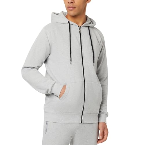 FM London Hoodie mit Reißverschluss für Herren - Kapuzenpullover mit Reißverschluss Ideal für Freizeit und Sportbekleidung von FM London