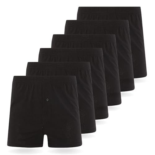 FM London (6er-Pack) Herren Loose Fit Comfort Boxershorts von FM London