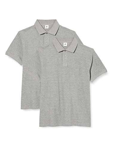 FM London (2er-Pack) Herren-Poloshirt | taillierte Polohemden aus Baumwollstretch | von FM London