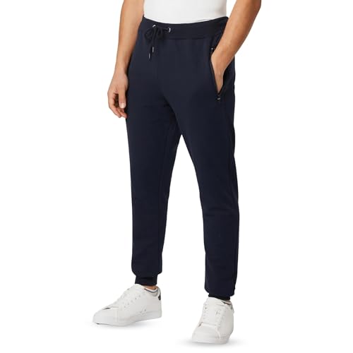 FM London, Slim Fit, Jogginghose für Herren, mit Reißverschlusstaschen, ideal für Alltag und Sport, HyFresh-Technologie, bequem, weich. von FM London