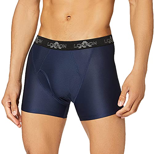 FM London Herren Sports Mesh Boxershorts, 4er-Pack, Assorted, L von FM London