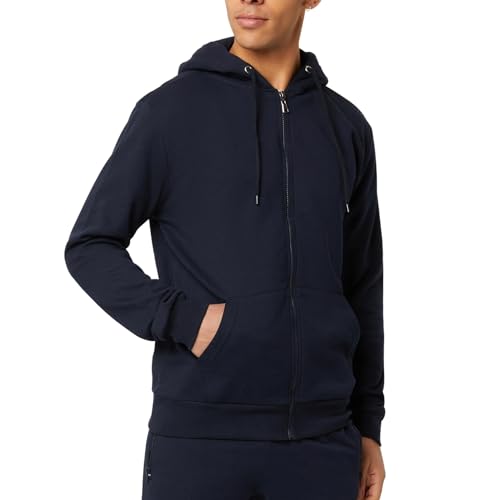 FM London Hoodie mit Reißverschluss für Herren - Kapuzenpullover mit Reißverschluss Ideal für Freizeit und Sportbekleidung - Herren-Hoodies mit Fleecefutter und Geruchsschutztechnologie von FM London